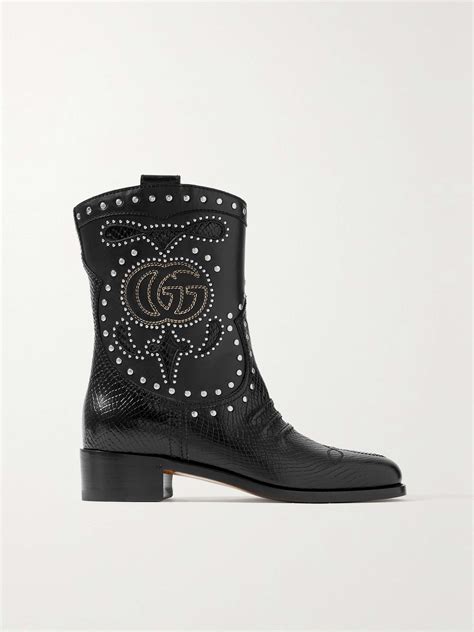 snake boot gucci|gucci delma snake effect boots.